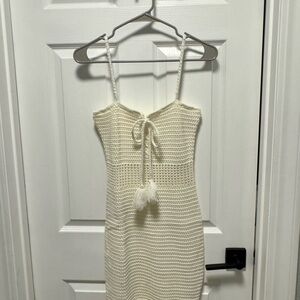 Cream Knit Dress